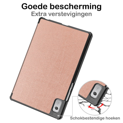 Lenovo Tab M9 Hoesje Book Case - Rosðð goud