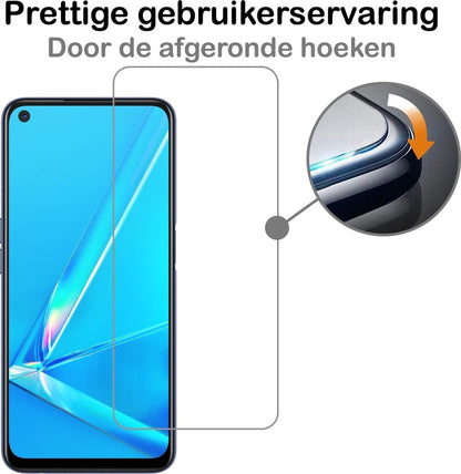 OPPO A72 Screenprotector Gehard Glas - Anti-kras