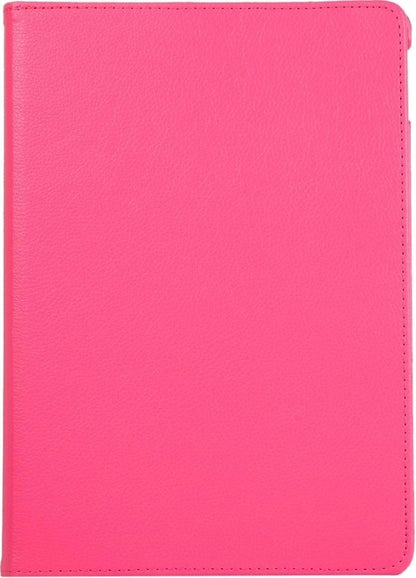 iPad 10.2 2019 Trifold Bookcase Hoes 360 Graden Draaibaar - Donkerroze