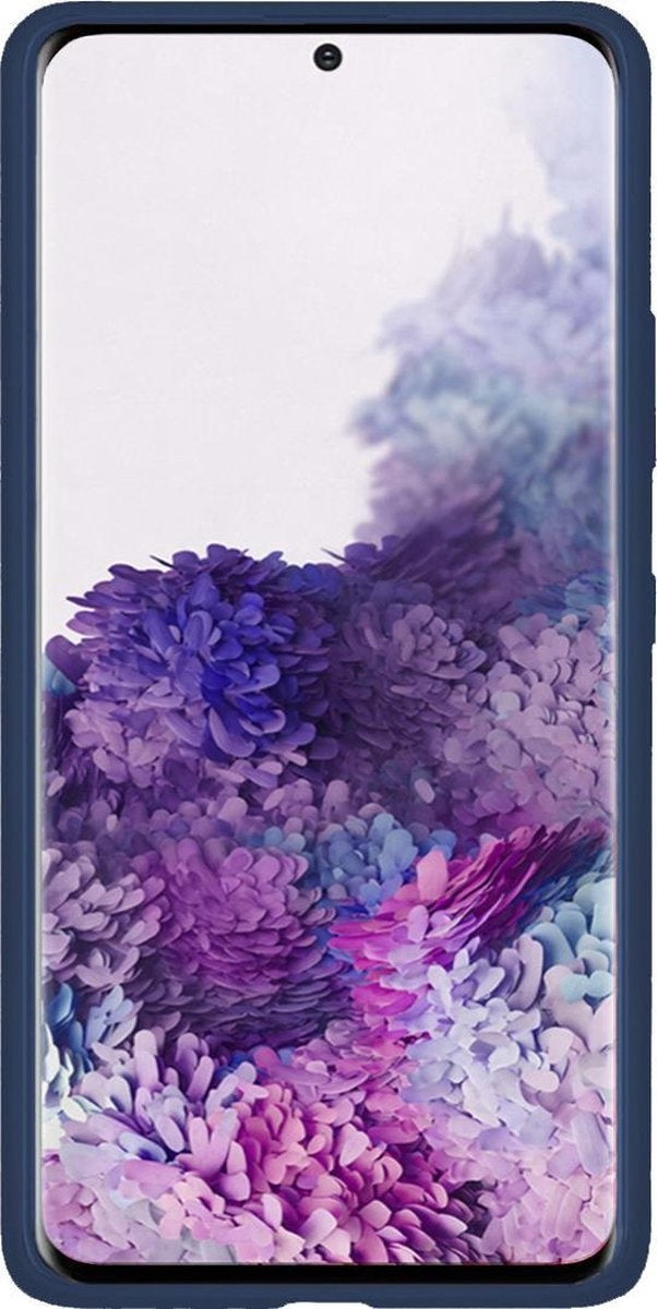 Samsung S20 Plus Hoesje Siliconen - Donkerblauw