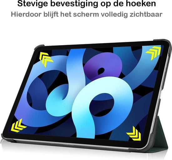 iPad Air 2020 Hoesje Book Case - Donkergroen