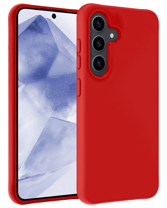 Samsung A55 Hoesje Siliconen - Rood