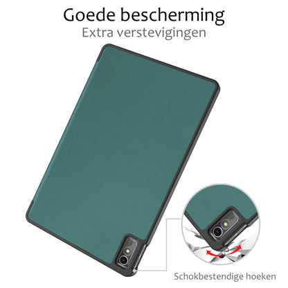 Lenovo Tab M10 5G Hoesje Book Case - Donkergroen