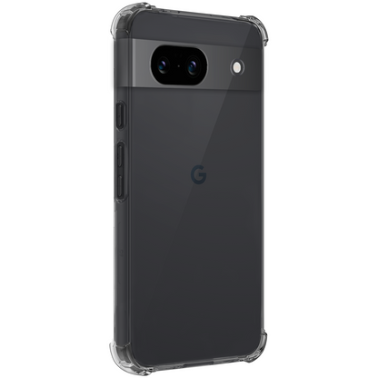 Google Pixel 8a Hoesje Shockproof Backcover Siliconen - Transparant