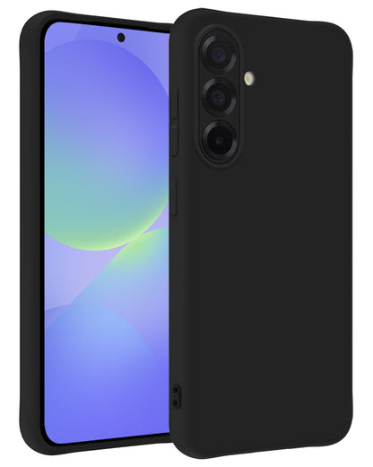 Samsung A36 Hoesje Siliconen Backcover Lichtgewicht - Zwart