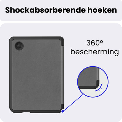 Kobo Clara 2E Trifold Bookcase Hoes - Grijs