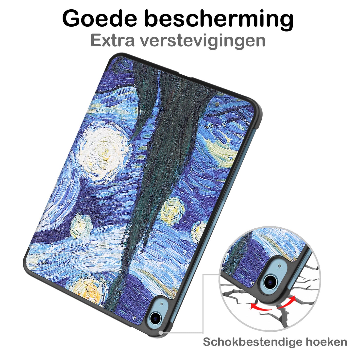 iPad 2022 Hoesje Book Case - Sterrenhemel