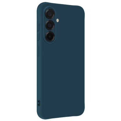 Samsung A36 Hoesje Siliconen Backcover Lichtgewicht - Donkerblauw