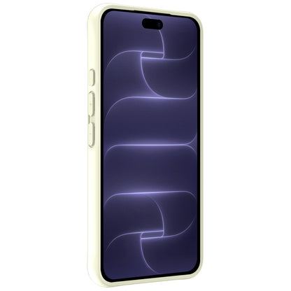 iPhone 18 Pro Hoesje Siliconen Backcover Lichtgewicht - Wit