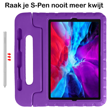 iPad Pro 2021 (11 inch) Kinderhoes Shockabsorberend Foam - Paars