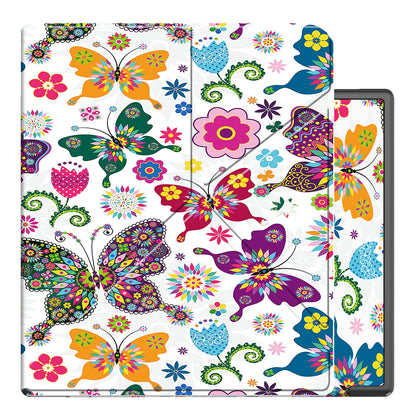 Kobo Elipsa 2E Trifold Bookcase Hoes - Vlinders