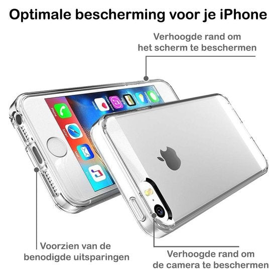 iPhone SE 2020 Hoesje Siliconen - Transparant