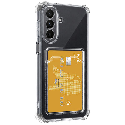 Samsung A27 Hoesje Kaarthouder Backcover Shockproof - Transparant