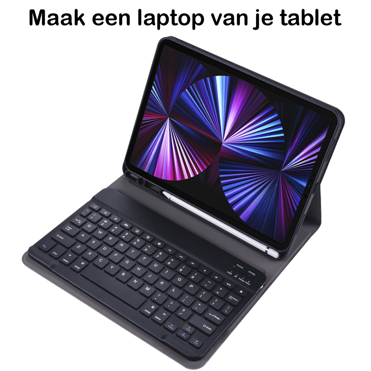 iPad Pro 2018 (11 inch) Hoesje Toetsenbord Case Kunstleer - Zwart