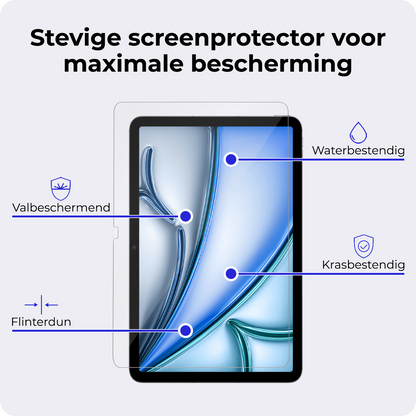 iPad Air 2024 / 2025 (13 inch) Screenprotector Gehard Glas - Anti-kras