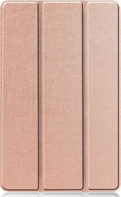 Samsung Galaxy Tab S6 Lite Trifold Bookcase Hoes - Rosé goud