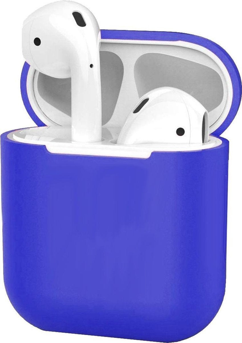 AirPods 2 Hoesje Ultra Dun Siliconen - Donkerblauw