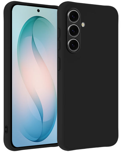 Samsung S26 Plus Hoesje Siliconen Backcover Lichtgewicht - Zwart