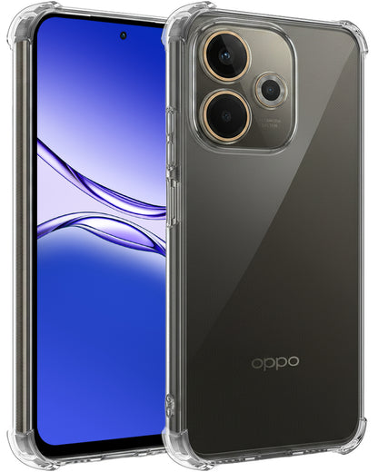 OPPO A5 Pro Hoesje Shockproof Backcover Siliconen - Transparant
