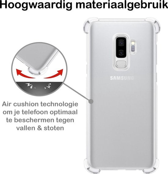 Samsung S9 Plus Hoesje Shock Proof Siliconen - Transparant