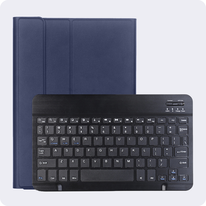 iPad Air 2024 / 2025 (11 inch) Toetsenbord Hoes met Uitneembaar toetsenbord - Donkerblauw