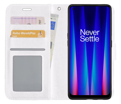 OnePlus Nord CE 2 Lite Hoesje Book Case Kunstleer - Wit