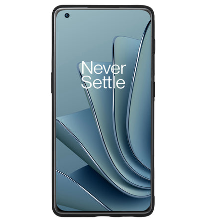 OnePlus 10 Pro Hoesje Siliconen Backcover Lichtgewicht - Zwart