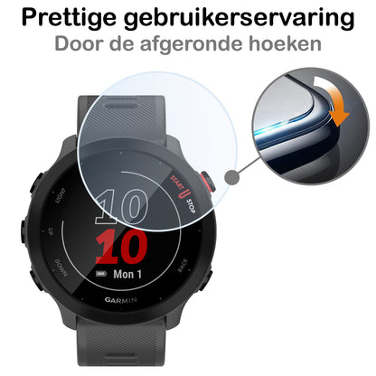 Garmin Forerunner 45S Screenprotector Gehard Glas - Anti-kras