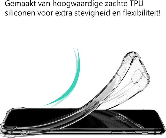 Samsung A40 Hoesje Shock Proof Siliconen - Transparant