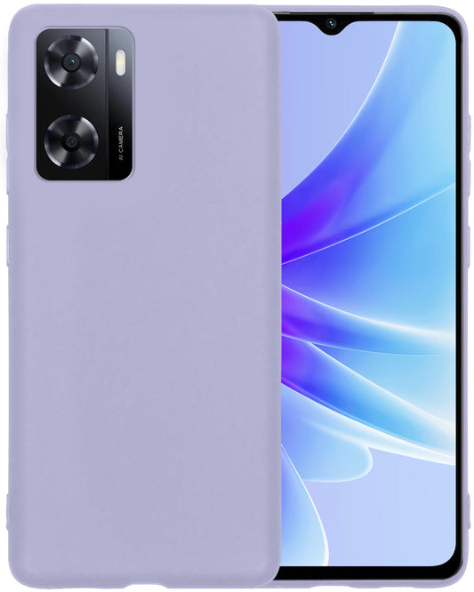 OPPO A57 Hoesje Siliconen - Lila