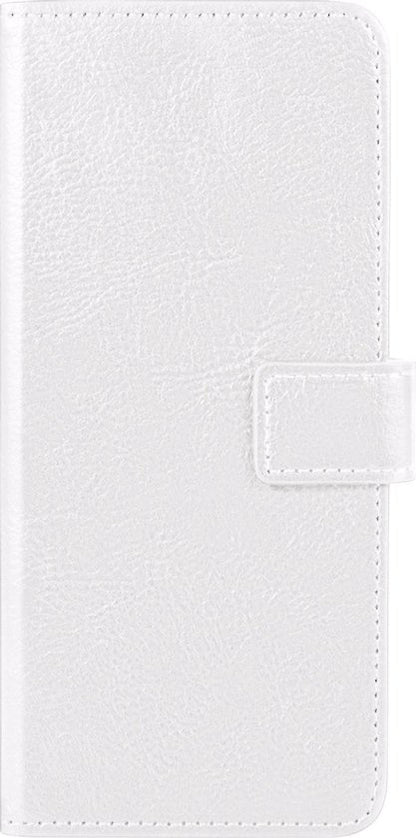 Samsung S21 Plus Hoesje Bookcase Cover met Kaarthouder - Wit