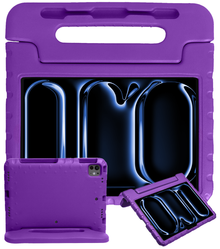 iPad Pro 2024 (11 inch) Kinderhoes Shockabsorberend Foam - Paars