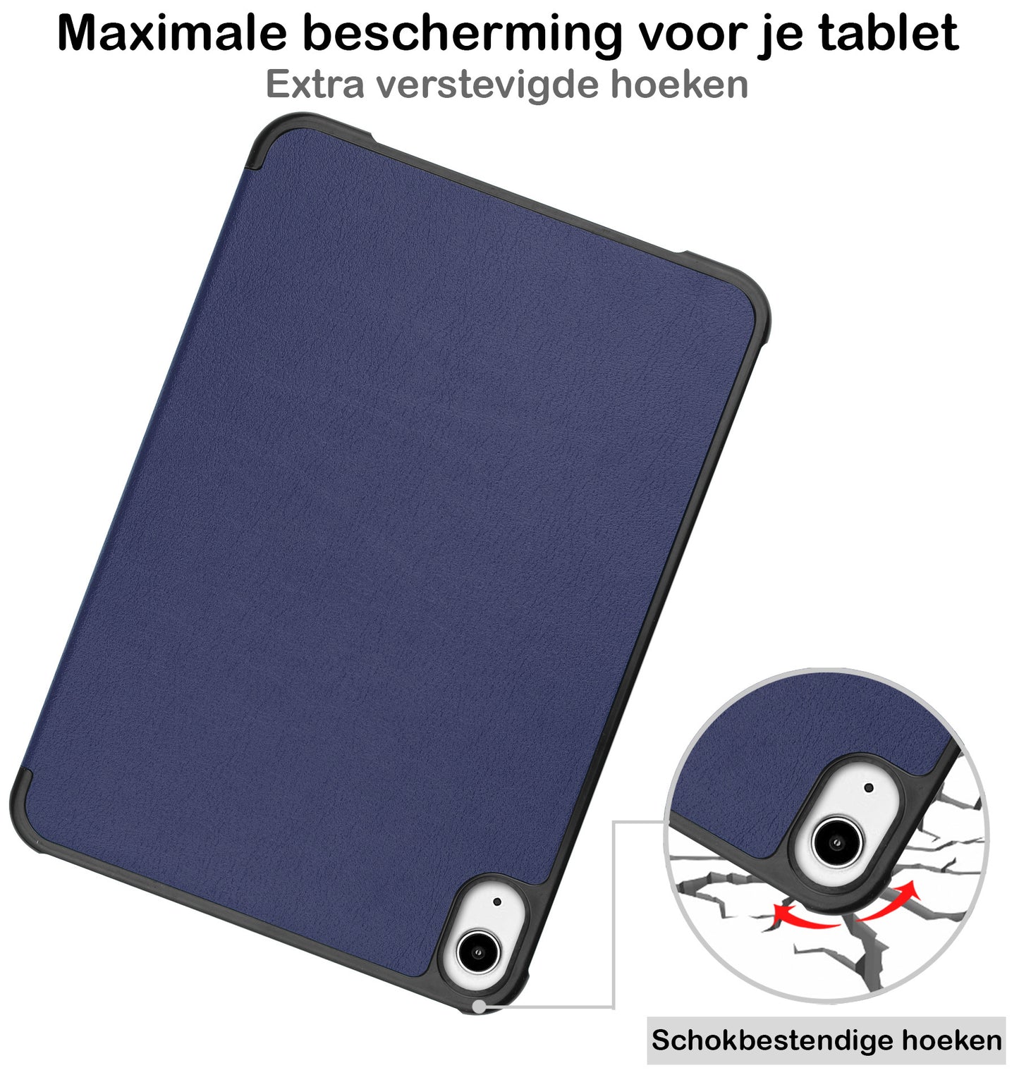 iPad Mini 6 Hoesje Book Case - Donkerblauw