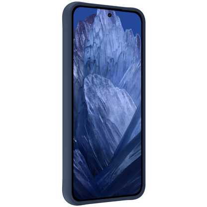Google Pixel 8a Hoesje Siliconen Backcover Lichtgewicht - Donkerblauw