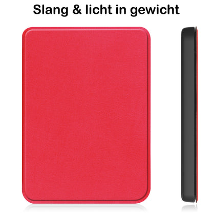 Kobo Clara 2E Bookcase Hoes Shockabsorberend - Rood