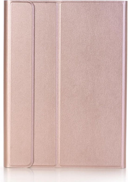 iPad 10.2 2019 Toetsenbord Hoes met Uitneembaar toetsenbord - Rosé goud
