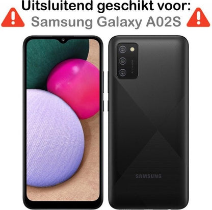 Samsung A02s Hoesje Siliconen Backcover Lichtgewicht - Lila
