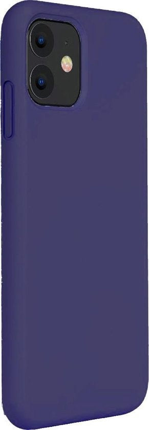 iPhone 11 Hoesje Siliconen Backcover Lichtgewicht - Donkerblauw