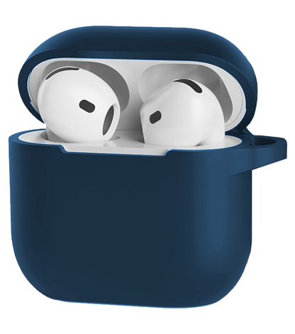 AirPods 4 Hoesje Siliconen Krasbestendig - Navy