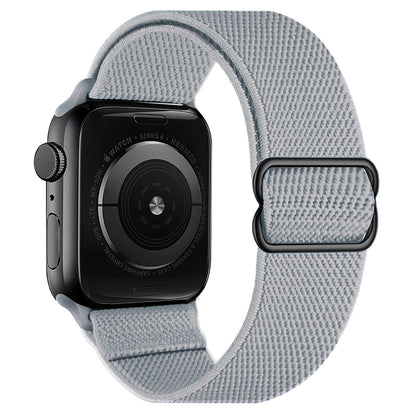 Horloge Bandje Geschikt Voor Apple Watch 1-8 / SE - 42/44/45 mm Bandje Stof - Grijs