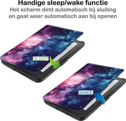 Kobo Clara HD Bookcase Hoes Shockabsorberend - Galaxy