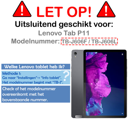 Lenovo Tab P11 Trifold Bookcase Hoes - Elfje
