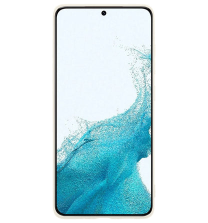 Samsung S22 Ultra Hoesje Siliconen Backcover Lichtgewicht - Wit