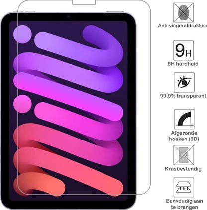 iPad Mini 6 Screenprotector Gehard Glas - Anti-kras
