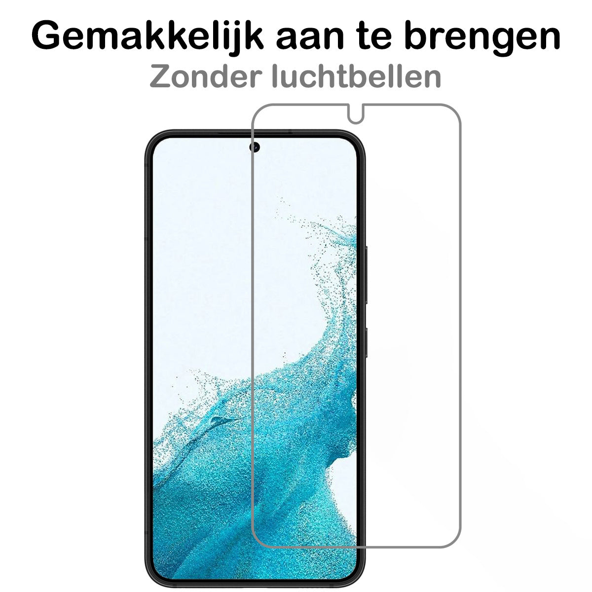 Samsung S22 Screenprotector Tempered Glass