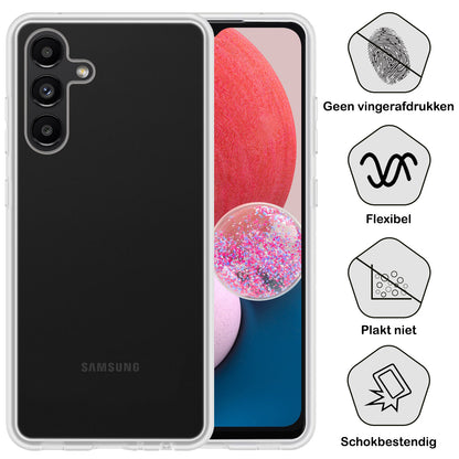 Samsung A13 5G Hoesje Siliconen - Transparant