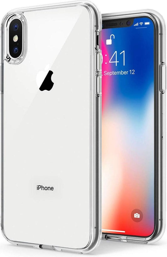 iPhone Xs Hoesje Siliconen - Transparant