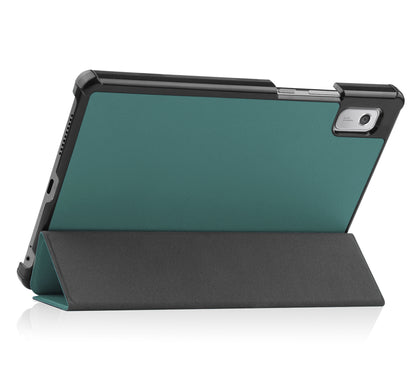 Lenovo Tab M9 Trifold Bookcase Hoes - Donkergroen