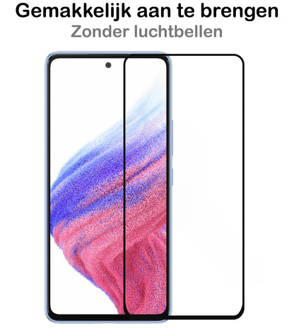 Samsung A53 Screenprotector Gehard Glas - Full Screen