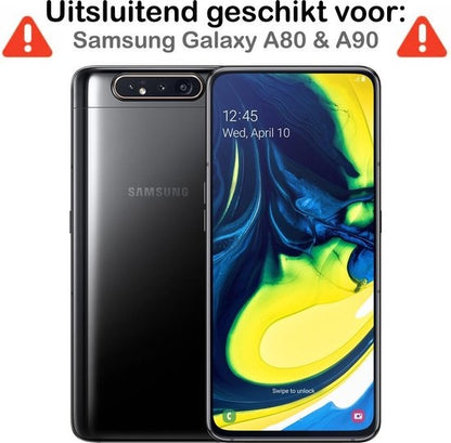 Samsung A80/A90 Hoesje Siliconen Backcover Lichtgewicht - Transparant